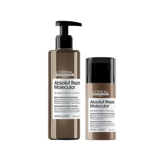 Kit L'Oréal Professionnel Absolut Repair Molecular – Leave-in 100ml e Sérum 250ml em Oferta na Shopee