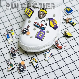 Jibbitz Crocs/Botão Pingente/Clog Shoes Acessórios/Basquetebol NBA
