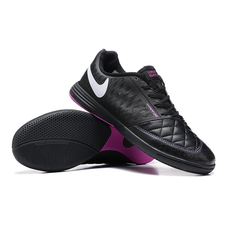 Tiempo Legend 8 Academy IC Masculino de Futsal Couro Futebol Tênis Preto 9O3L