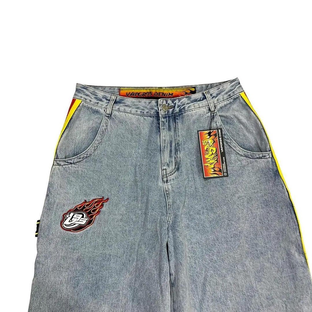 Retro Y2K Jeans Y2K 2023 Novo Vintage Harajuku Carta