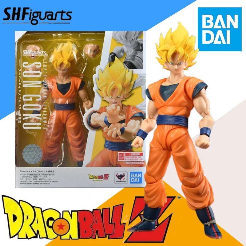 BANDAI Dragon Ball S.H.Figuarts SHF Goku 2.0 Super Saiyan Ação De Coleção Fullpower Figura Presentes Para Crianças