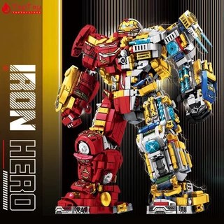 1876 Peças Marvel Avengers Super Herói Homem De Ferro Mecha Hulkbuster MK44 Figuras Brinquedos Educativos de Blocos de Construção Presentes de Aniversário e Natal para Crianças