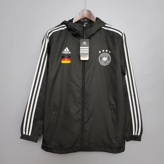 Moda Futebol Camisa Alemanha Preto 20/21 Casaco Blusão