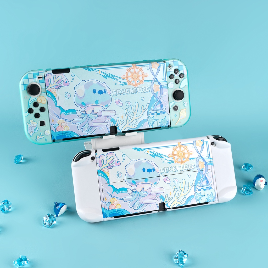 VGTIME Splatoon 3 Theme Funda Protectora Para Nintendo Switch/OLED hard  Case Para NS Console Y Joy-Con Controladores