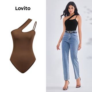 Lovito Body Casual com Recorte para Mulheres LBE03083 (Multicolorido)
