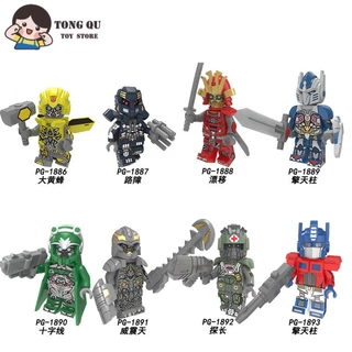Ficção Científica Minifiguras de Filmes Transformadores Transformadores Bloco de Construção Coleção de Brinquedos Ornamentos mini Modelo Presente
