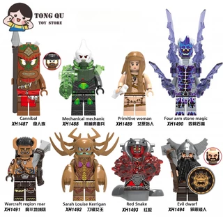 Jogo Minifiguras orc Anã Malvada Coleção de Brinquedos Coleção de Brinquedos Ornamentos mini Modelo Presente