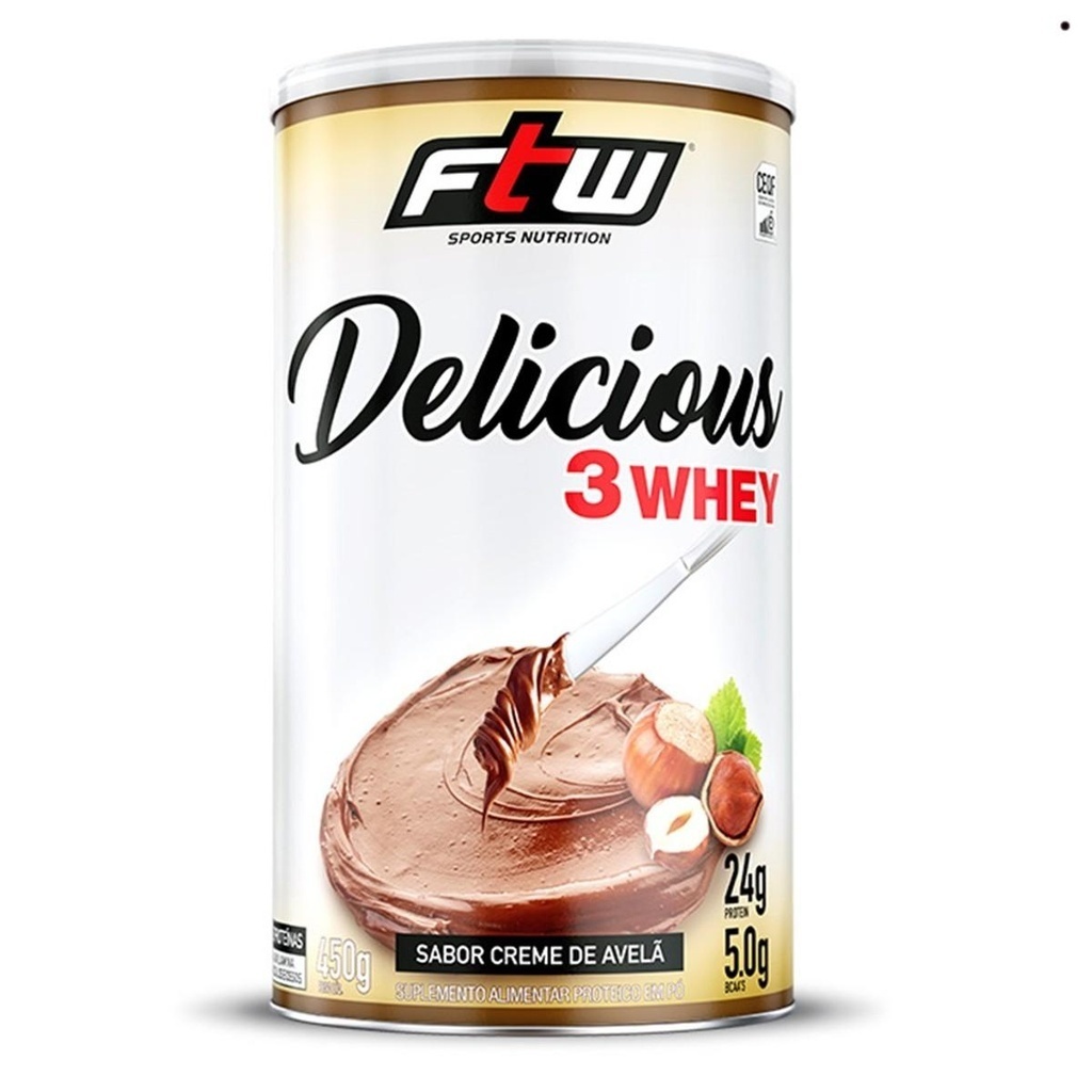 Delicious 3 Whey Protein 450g FTW