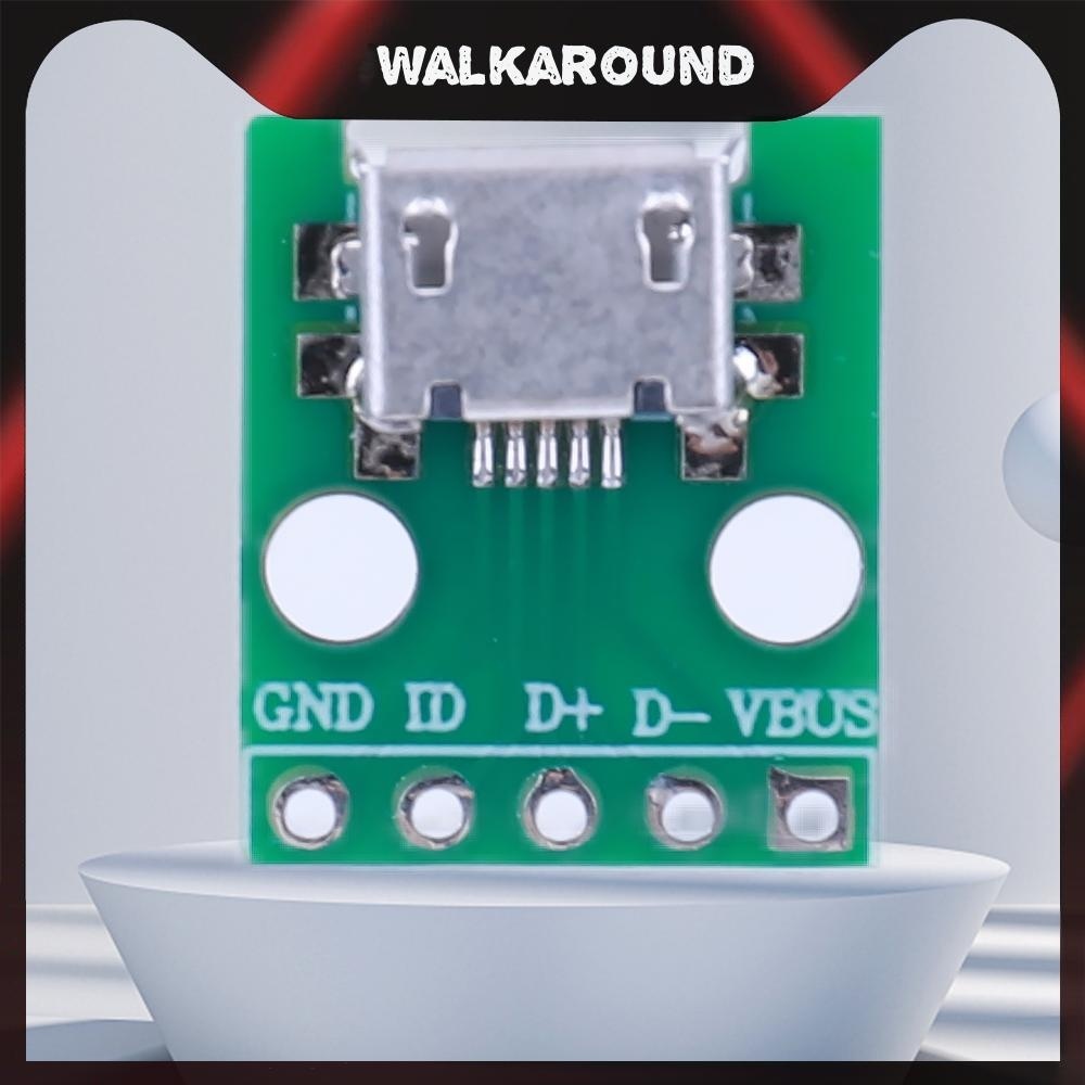 Adaptador MICRO USB Para DIP 5 Pinos Conector Fêmea Tipo B PCB | Shopee ...
