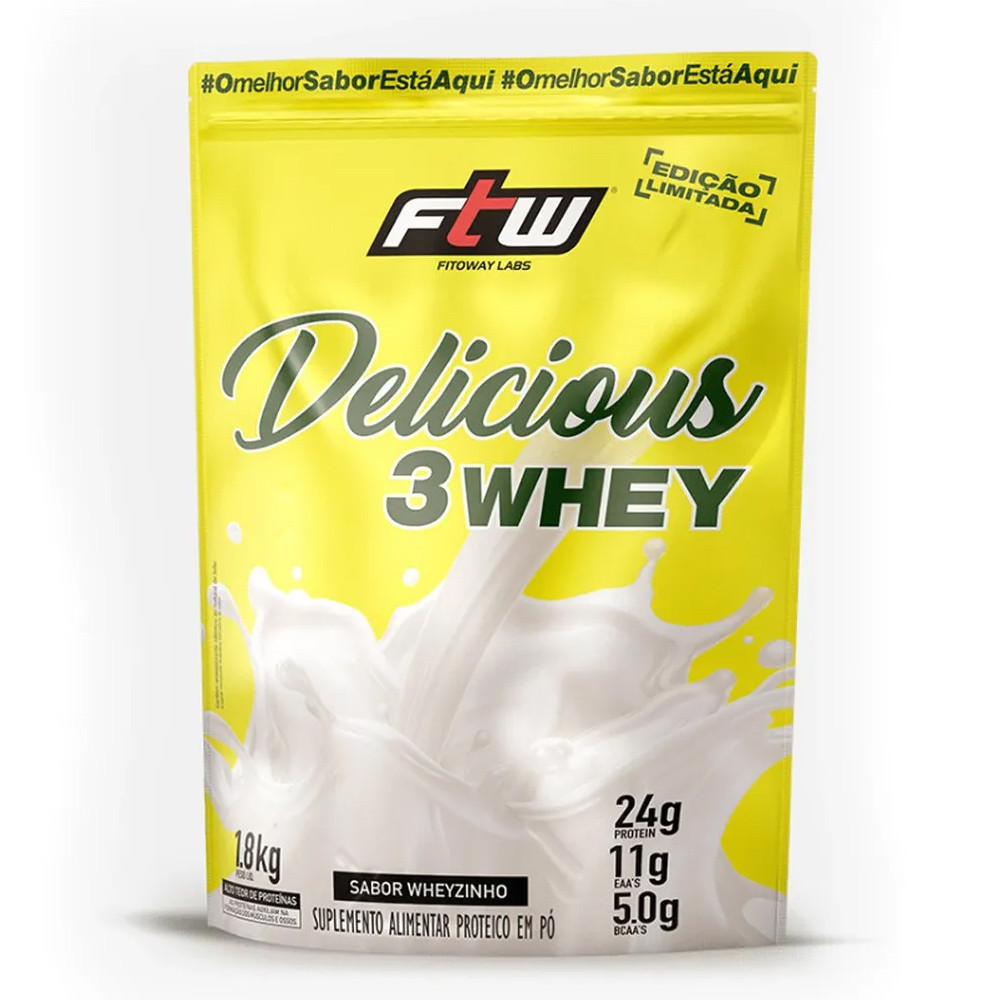 Delicious 3 Whey Protein 1,8kg Gourmet – FTW
