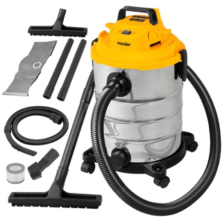 Aspirador De Pó e Água Profissional Inox 1200W Função Soprador 30 Litros APV 1230 Vonder em Oferta na Shopee