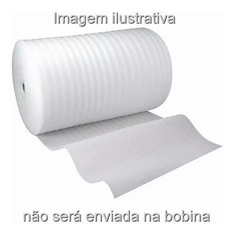 Espuma 0,5mm (meio) Polietileno Expandido 40cm X 30 Mt