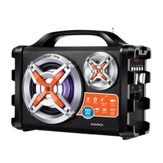 Caixa Amplificada Mondial MCO14, Bluetooth, USB/SD/AUX/MIC/FM, 100W, Bateria Interna, Bivolt