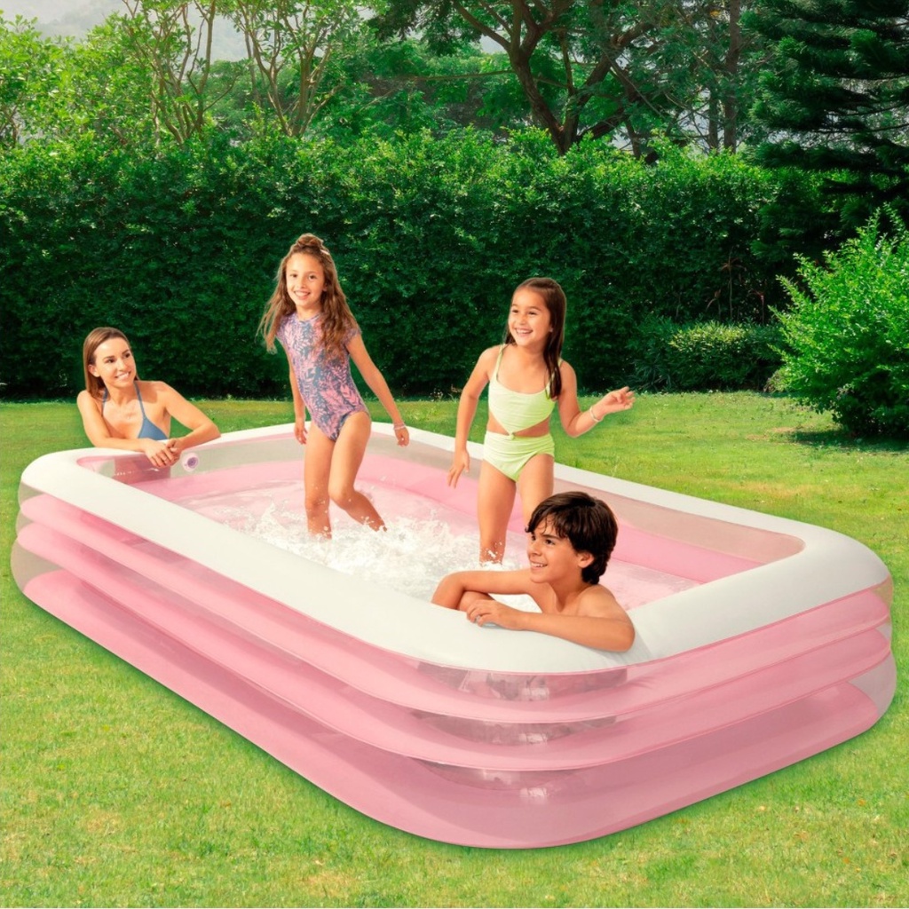 Piscina Inflável Familiar Rosa 1050L (3,05x1,83m) Intex 58487