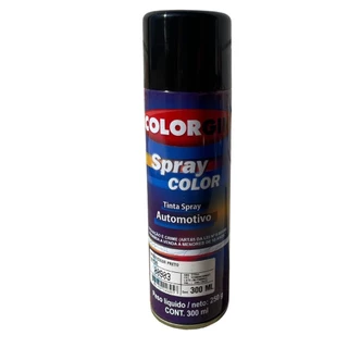 SPRAY COLOR PRETO RAPIDO 300 ML - COLORGIN