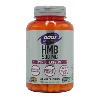 Hmb 500mg Now Foods com Vitamina D3 120 Veg Caps