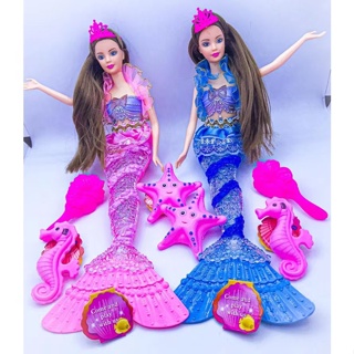 BARBIE FANTASY SEREIA LUZES BRILHANTES - HDJ36 - MATTEL - Ri Happy