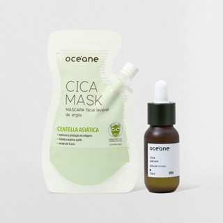 Kit Sérum Facial de Cica + Máscara Facial de Cica (2 Produtos)