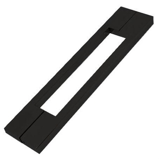 Puxador Big Thin 832 x 800mm preto Geris