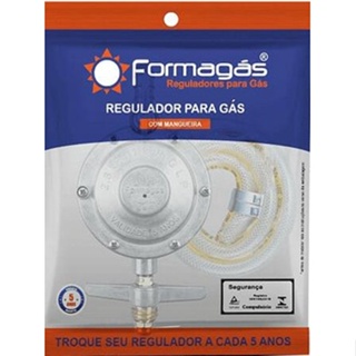 Regulador P13 Bico Mamadeira 1Kg/h com Mangueira 0,8m Formagás