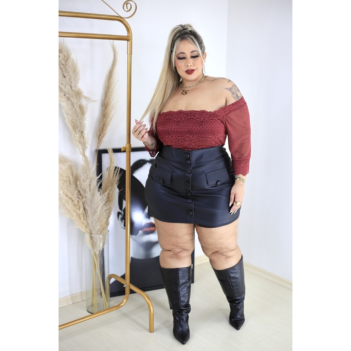 Short Plus Size Feminino Canelado Costa Rica - Compre Agora