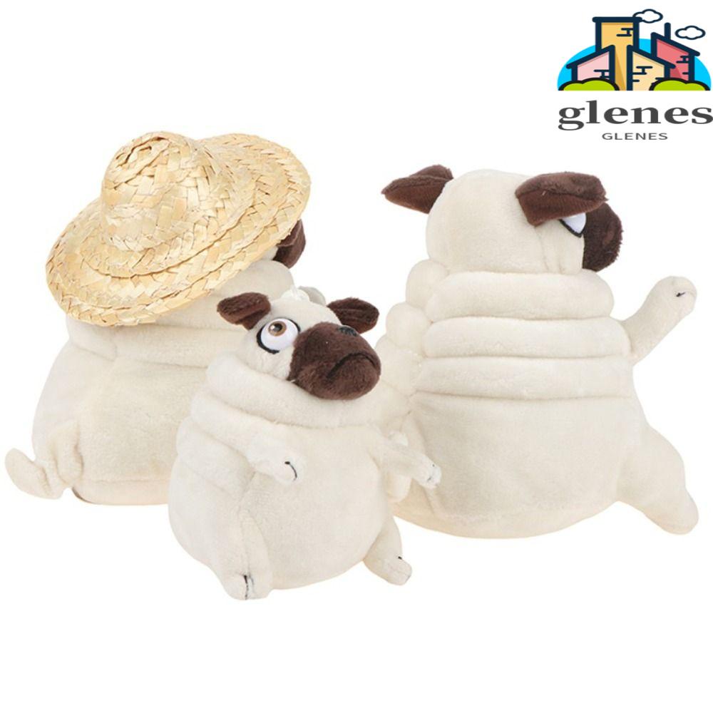 Boneca de pelúcia Poppy PJ Pug-A-Pilar, bonecas peludas de algodão