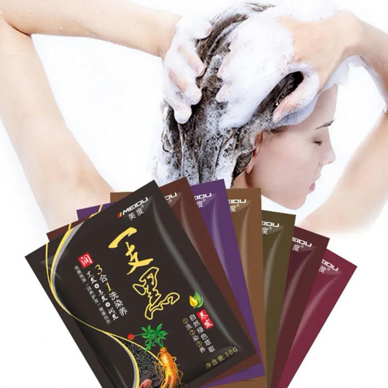 shampoo que pinta cabelo branco Fashion Mild Formula Tintura ...
