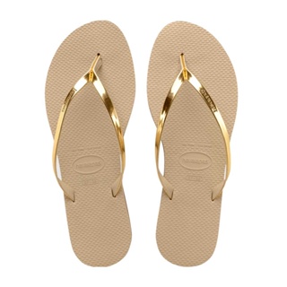 Rasteirinha Havaianas You Metallic Areia