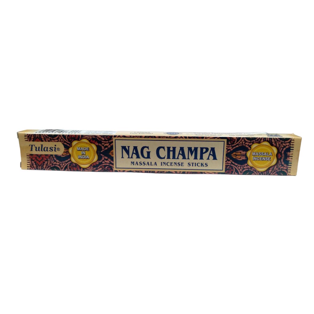 Incensos Indiano Massala Nag Champa Tulasi - 15g 7 varetas - pequeno