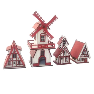 Vila Natalina Mini Cenário Natal Decorativo Envio Rápido