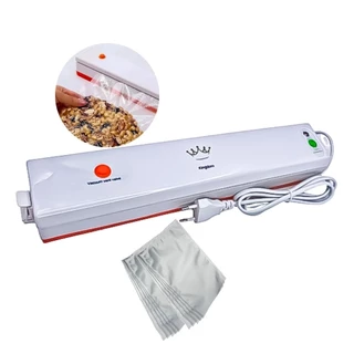 Seladora Embaladora Doméstica a Vácuo Portátil Bivolt 110V/220V Carne Legumes Frutas Alimentos