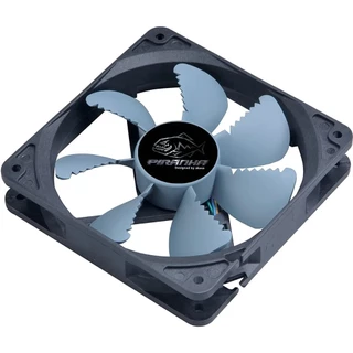 Ventilador Piranha Akasa de 120mm 12cm, ventilador fan de gabinete PWM com suportes de borracha antivibração AK-FN072