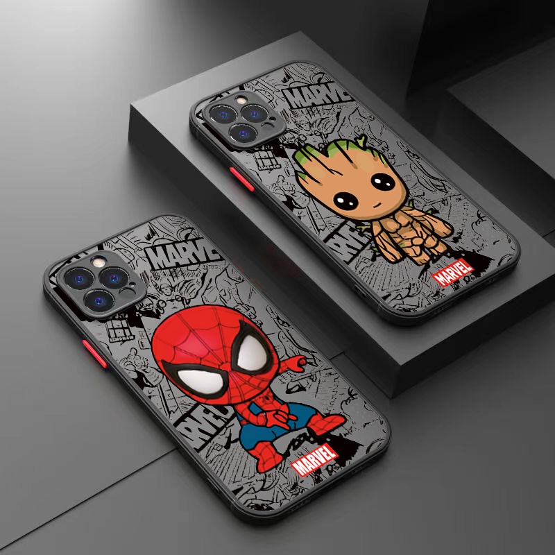 Famoso Estojo De Telefone De Aranha De Desenho Animado Para Xiaomi Mi 13T 11T 12T 14 Pro 13 11 Lite 5G NE Poco X5 X4 X3 F5 F3 Capa Do Pára-Choques À Prova De Choque