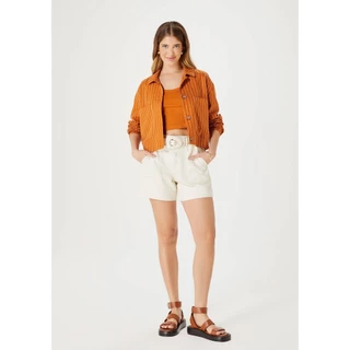 Casaco Feminino Oversized Em Linho Hering