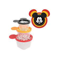 Conjunto De Potes Mickey C/ 3