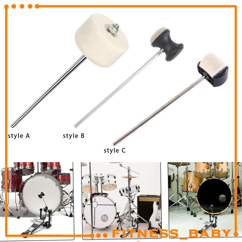 [fitness_baby] Batedor De Pedal De Tambor , Bastões De Percussão Anti-Derrapante , Peças De Substituição Baixo Profissional ,