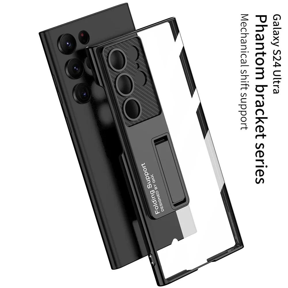 Para Samsung Galaxy S24 Ultra S24U S24U S24 S24 + S24Plus S24Ultra Caixa Fina De Eletrodeposição Transparente Proteção À Prova De Choque