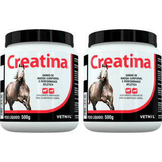 Creatina 500g - Vetnil - 2 Unidades