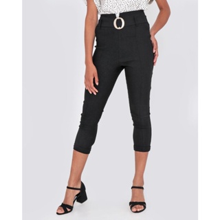 Calça Feminina Bengaline Clochard Preta