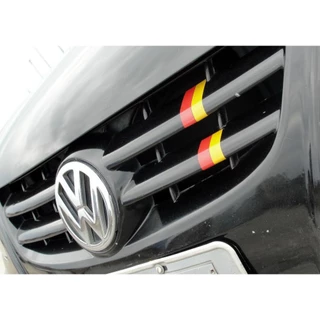 Adesivo Bandeira Grade Alemanha Japão Volks 15cm X 4,5cm