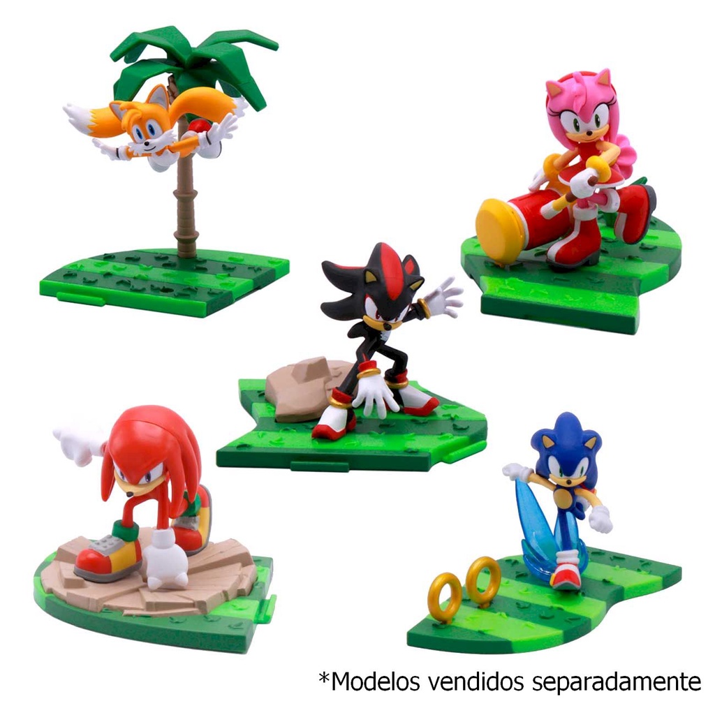 4em1 Sonic The Hedgehog Scene Modelo Blocos De Construção