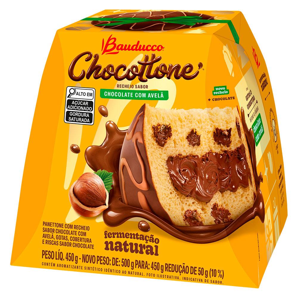 Chocottone Avelã Bauducco 450g | Shopee Brasil