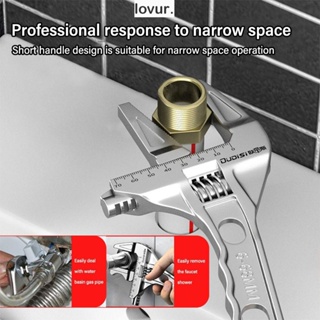 Chave inglesa ajustável, ferramentas de reparo de abertura grande para  banheiro, chave inglesa multifuncional para torneira para pia de banheiro