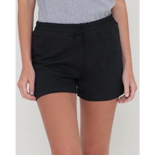 Short Moletinho Feminino Básico Preto