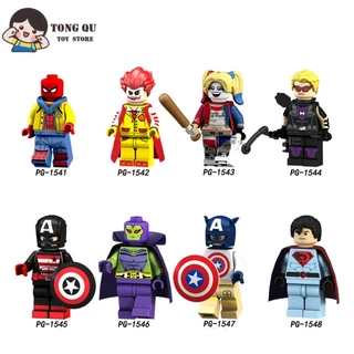Superhero Minifigures Joker Drax Building Block Coleção de Brinquedos Ornamentos mini Modelo Presente