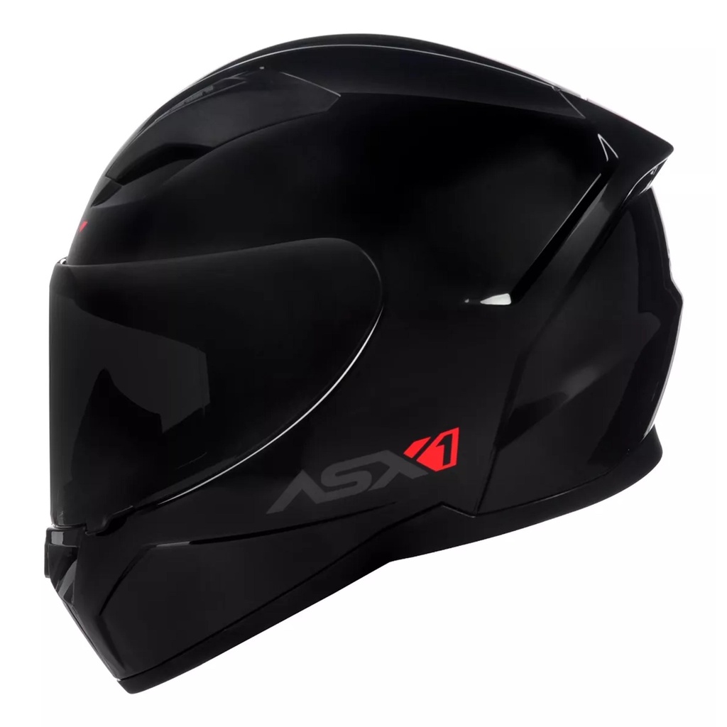 Capacete ASX City Moto Motoqueiro Motoboy Fechado Narigueira