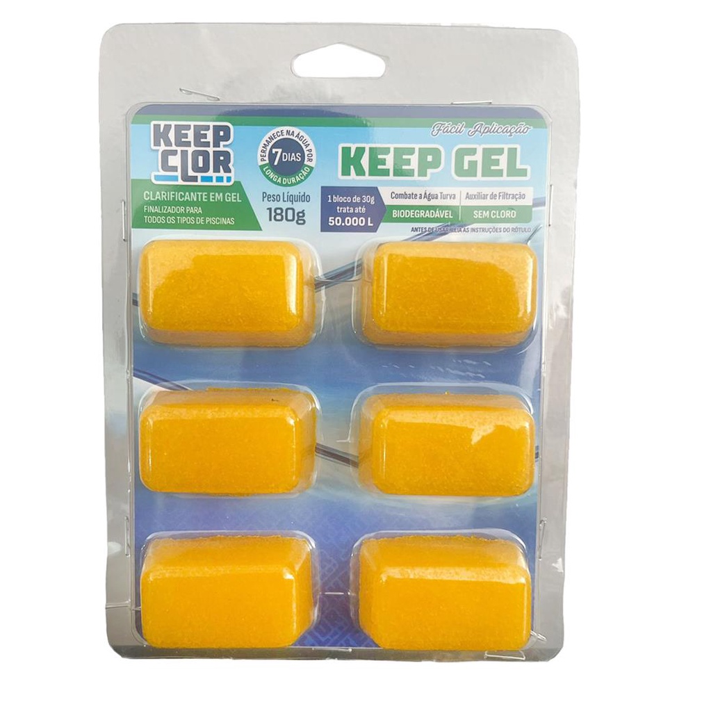 Clarificante finalizador Keepclor pastilha em gel 180g