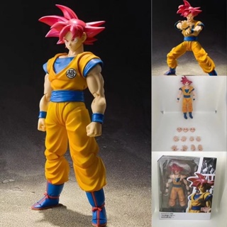 1:6 Dragon ball super saiyan concorrente filho goku figuras de ação cabelo  preto fazer um punho coleção modelo brinquedo para presentes set