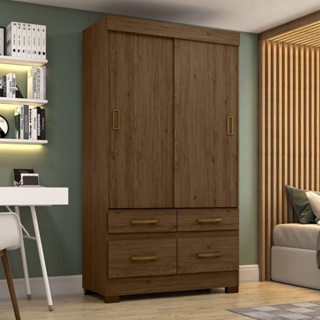Roupeiro Henn Briz 2 Portas 4 Gavetas Flex B25