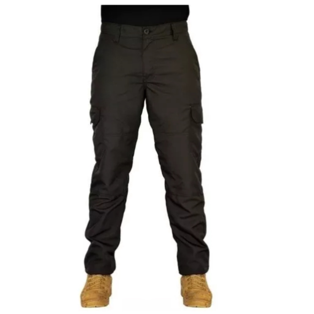 Calça Militar Tática Resistente Confortável Uniforme Exercito Farda Vigilante Rip-Stop Outdoor